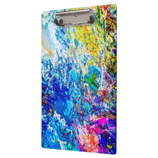 Kunst van kleurenpalet klembord (Links)