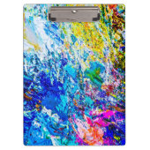 Kunst van kleurenpalet klembord (Voorkant)