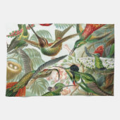 Kunst van Kolibries Paradijs Theedoek (Horizontaal)