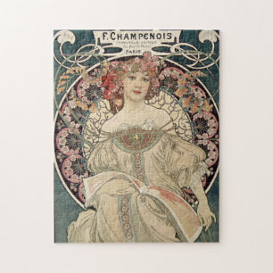 kunst van kunstenaar Alphonse Mucha Legpuzzel