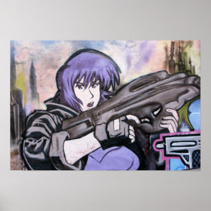 Kunst van Las Palmas Cartoon Hero Poster