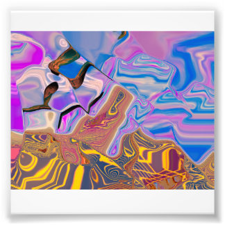 Kunst van leeftijd foto afdruk