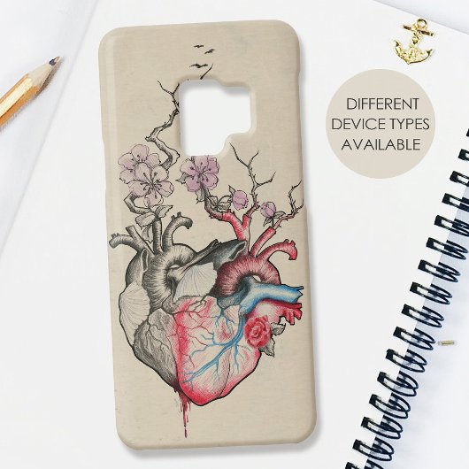 Kunst van liefde Surrealistische anatomische harte Case-Mate iPhone Case