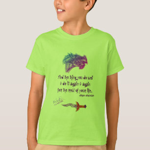 Kunst van Micheal Inspirerend Dragon T-Shirt