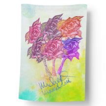 Kunst van Micheal Rozen Weatherproof House Flag