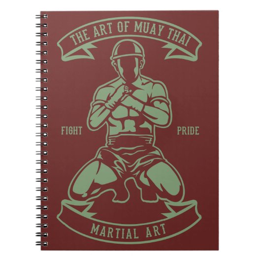 Kunst van Muay Thai Notitieboek (Voorkant)