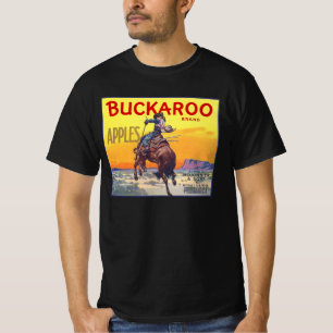 Kunst van oude fruitkratlabel, Buckaroo Appels T-shirt