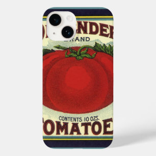 Kunst van oude fruitkratlabel, Defender Tomaten Case-Mate iPhone 14 Hoesje