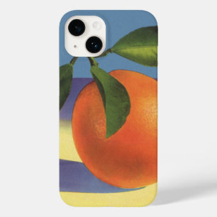 Kunst van oude fruitkratlabel, Juciful Sinaasappel Case-Mate iPhone 14 Hoesje