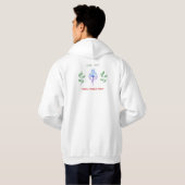 Kunst van "oude wapen: trishul" Mannen Hoodie (Achterkant volledig)