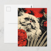 kunst van Perzische katten Briefkaart (Voorkant / Achterkant)