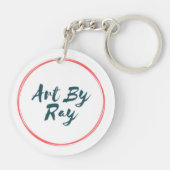 Kunst van Ray Sleutelhanger (Achterkant)