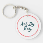 Kunst van Ray Sleutelhanger (Voorkant)