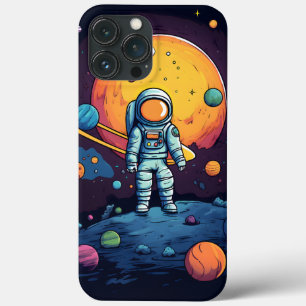 Kunst van ruimteverkenner iPhone 13 pro max hoesje