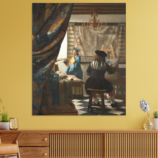 Kunst van schilderen canvas afdruk (Insitu (Woonkamer))