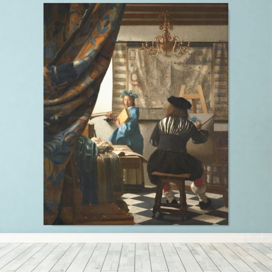 Kunst van schilderen canvas afdruk (Insitu (Houten vloer))