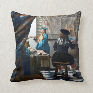 Kunst van schilderen, Johannes Vermeer, 1666-1667 Kussen