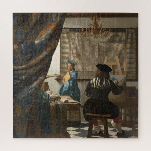 Kunst van schilderen legpuzzel (Verticaal)