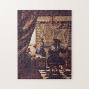 Kunst van schilderijen van Johannes Vermeer Legpuzzel