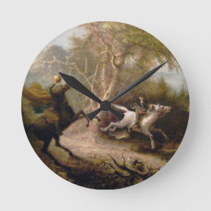  Kunst van Sleepy Hollow Ronde Klok
