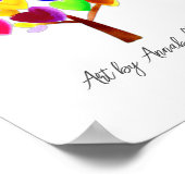 Kunst van uw kind omdraaien of in een tekening tek poster (Hoek)