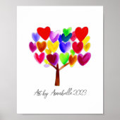 Kunst van uw kind omdraaien of in een tekening tek poster (Voorkant)