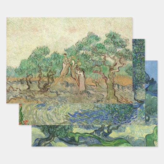 Kunst van Vincent Van Gogh, Decoupage Inpakpapier Vel (Set)