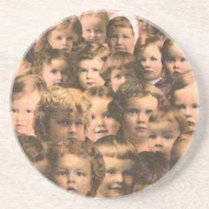 Kunst van vintage productlabel, Eskay's Babyvoedse Zandsteen Onderzetter