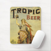 Kunst van vintage productlabel, Tropic Beer Gladia Muismat (Met muis)