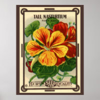 Kunst van vintage zaadpaketlabels, Oost-Indische k