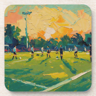 Kunst van voetbal (#2) bier onderzetter
