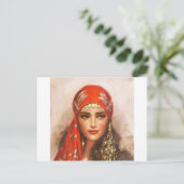 kunst van vrouwen briefkaart (Staand voorkant)