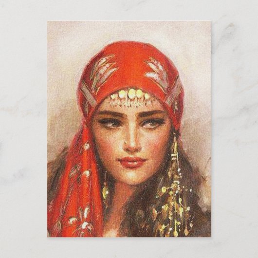 kunst van vrouwen briefkaart (Voorkant)