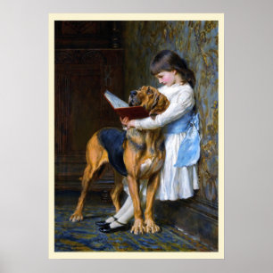 kunst verplicht onderwijs door Briton Riviere Poster