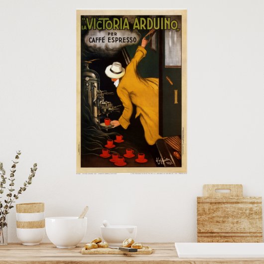 kunst Victoria Arduino 1922 Poster (Keuken)