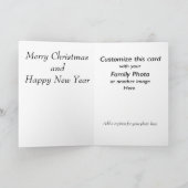 Kunst Victoriaans Kerstman Kaart (Binnen)