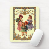 Kunst Victoriaans Kinderen Mousepad Muismat (Met muis)