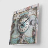 kunst vierkante klok (Hoek)