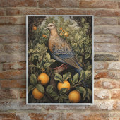  kunst Vogel in een boom Poster
