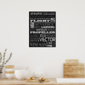 Kunst voor alfabet poster (Keuken)