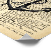 Kunst voor anker Boek Poster (Hoek)