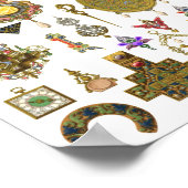 Kunst voor Antiek juwelen Poster (Hoek)