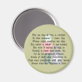 Kunst voor apothekers Geschikt voor Snoep Hart Rx' Magneet (Voorkant / Achterkant)