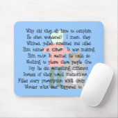 Kunst voor apothekers Geschikt voor Snoep Hart Rx' Muismat (Met muis)