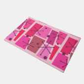 Kunst voor atoomtijdperk Pop Hot Pink Deurmat (Schuin)