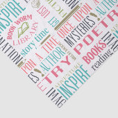 Kunst voor bibliotheeksubstraten tissuepapier (Detail)