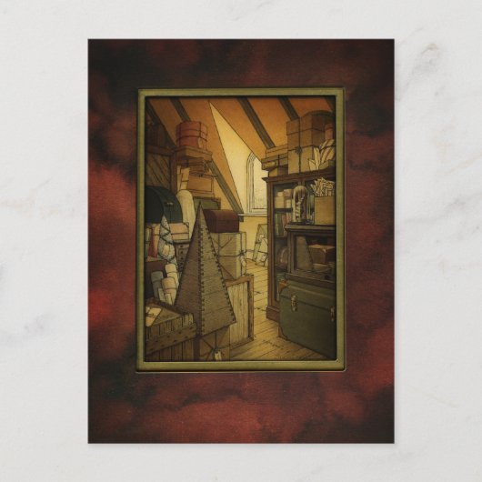 Kunst voor de geheime doos briefkaart (Voorkant)