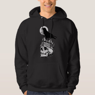 Kunst voor de mens en voor de Raven Gothic Hoodie