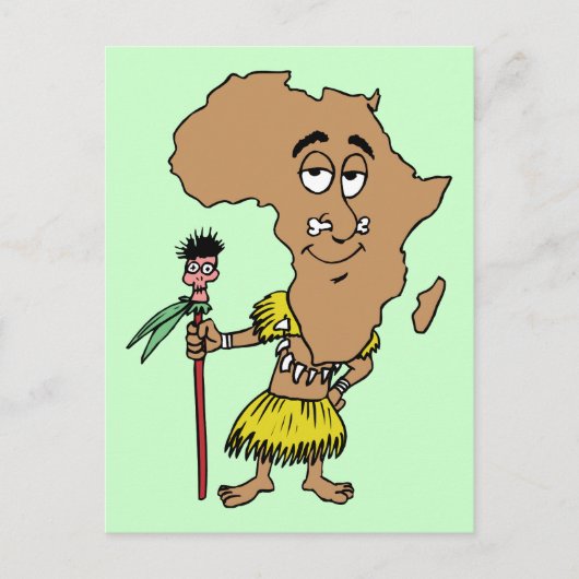 Kunst voor de viering van het Zuid-Afrikaanse Vint Briefkaart (Voorkant)