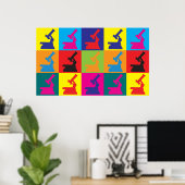 Kunst voor fysiologische Pop Poster (Thuiskantoor)